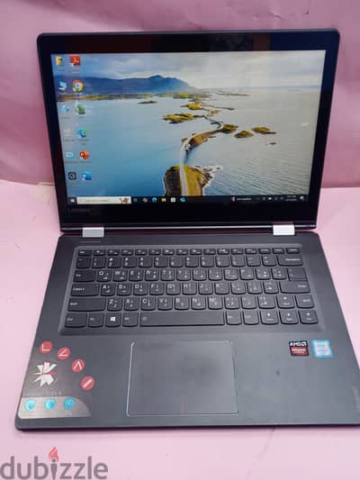 78426067  LENOVO IDEAPAD FLEX-4 X360 TOUCH SCREEN CORE I7 6th GENERATION 16GB RAM 500GB SSD 2GB AMD