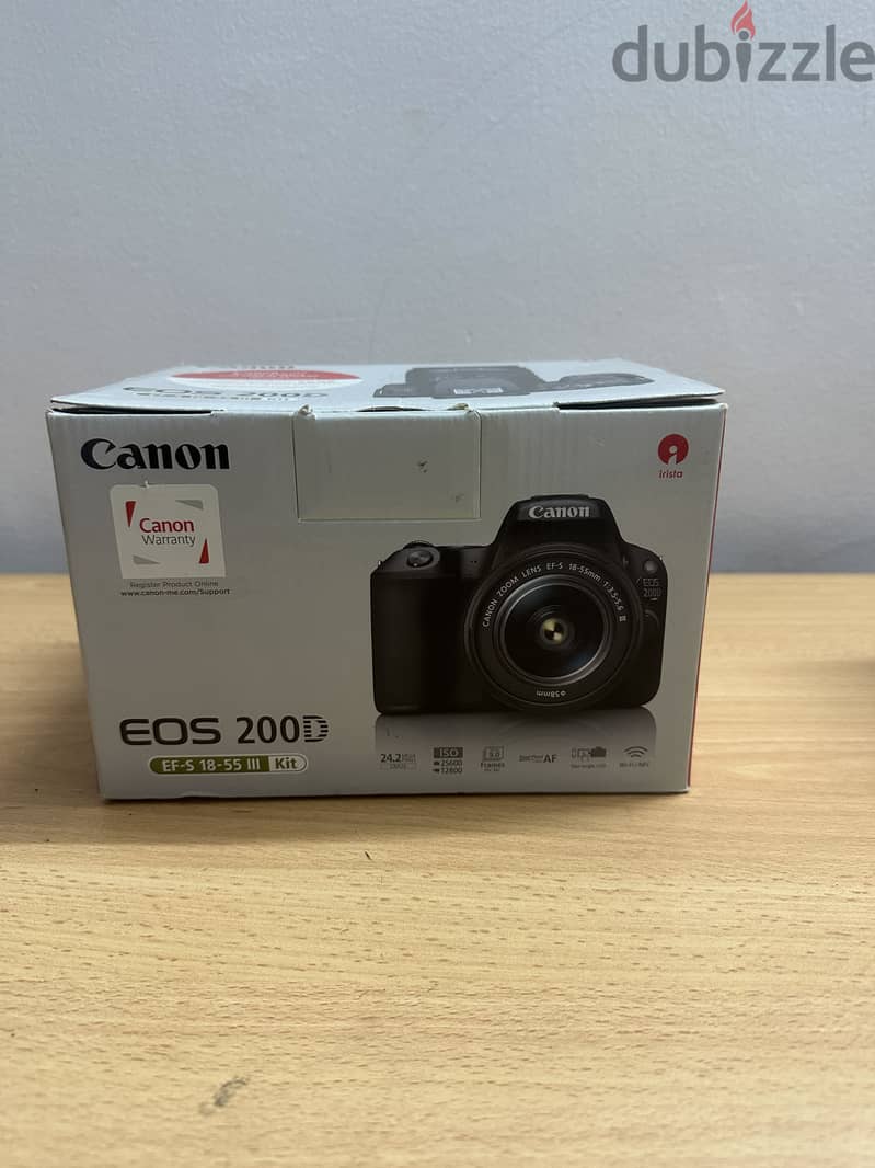 Canon EOS 200D DSLR Camera with EFS 18-55 DC - For Sale 1