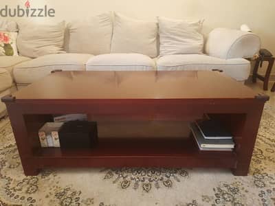 Centre Table Mahogany colour ( Deep Reddish Brown )