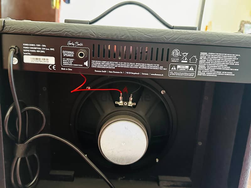 Harley Benson external speaker 3