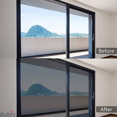 Window Glass Tinting film , Privacy Heat Resistance UV Protection