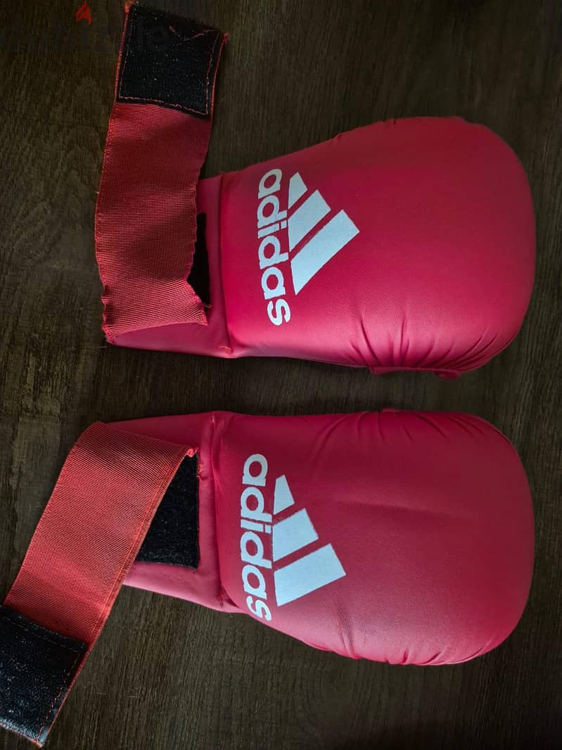 2 set karate gloves and shin guards 3
