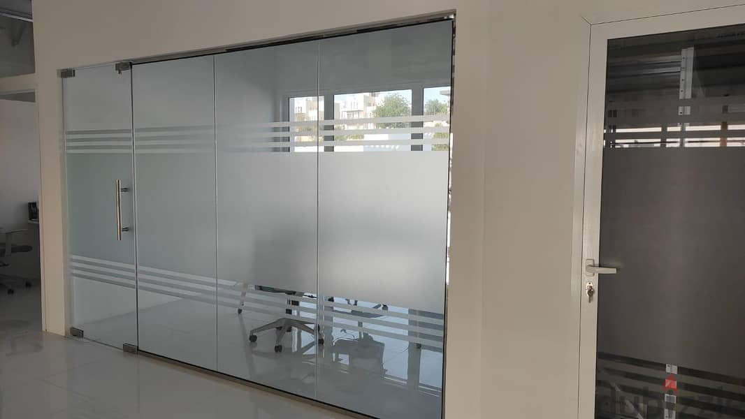all type glass partition gypsum partition decor and carpenter work 1