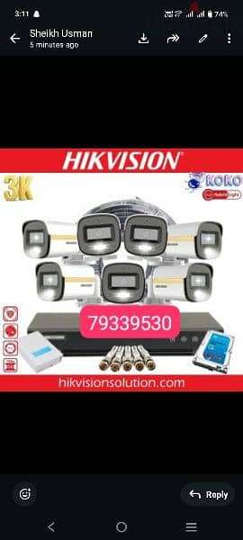 We do all type of CCTV Cameras HD Turbo Hikvision Cameras