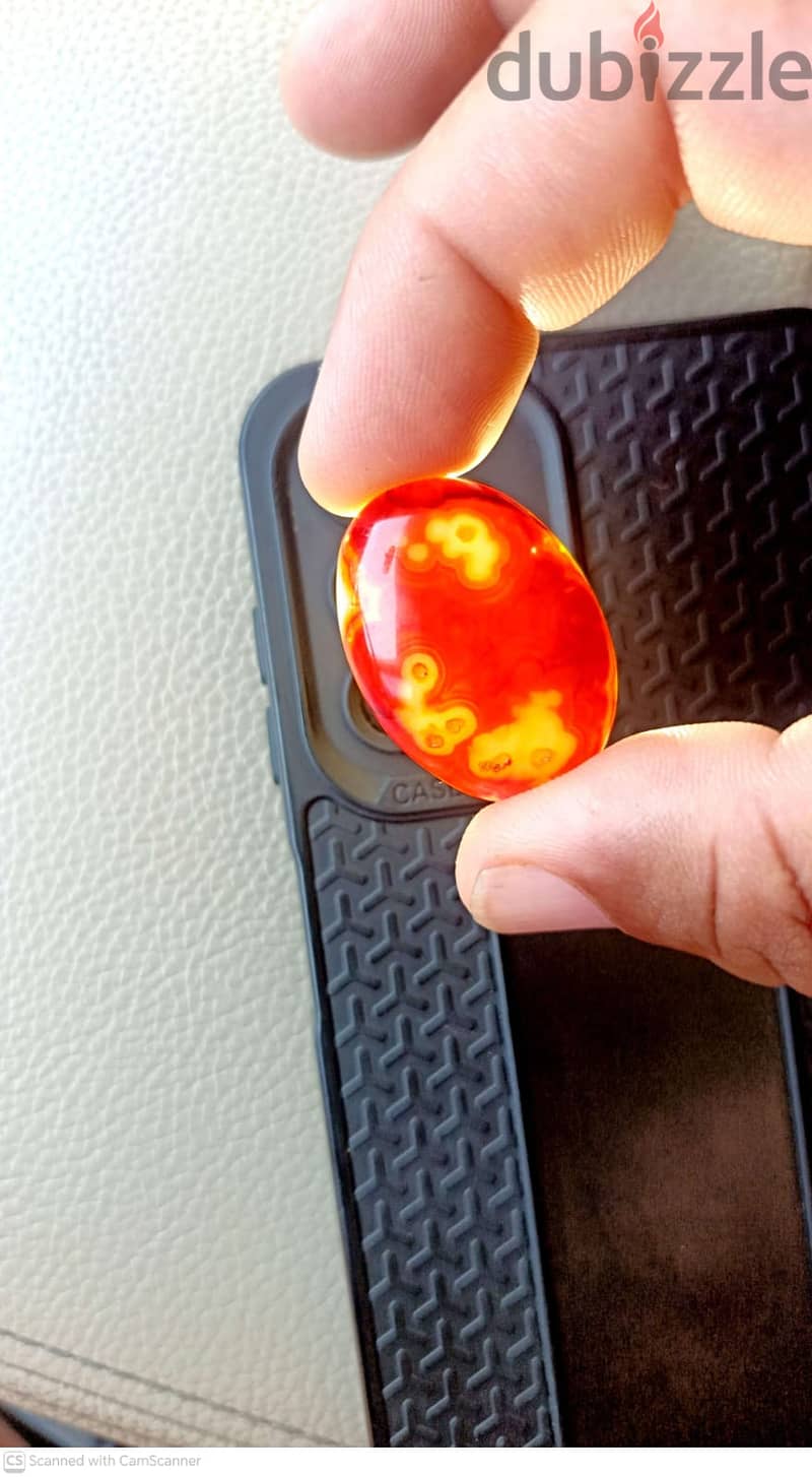 3 Natural Beautiful Sulmani Aqeeq Stones 3