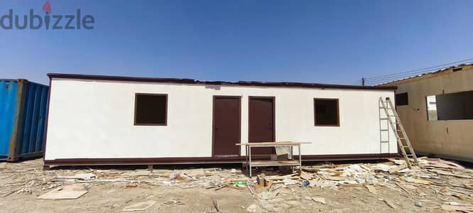 98164294 Used Refinishing Wooden Portacabin 12x4 meters for sale, Only 2 rooms