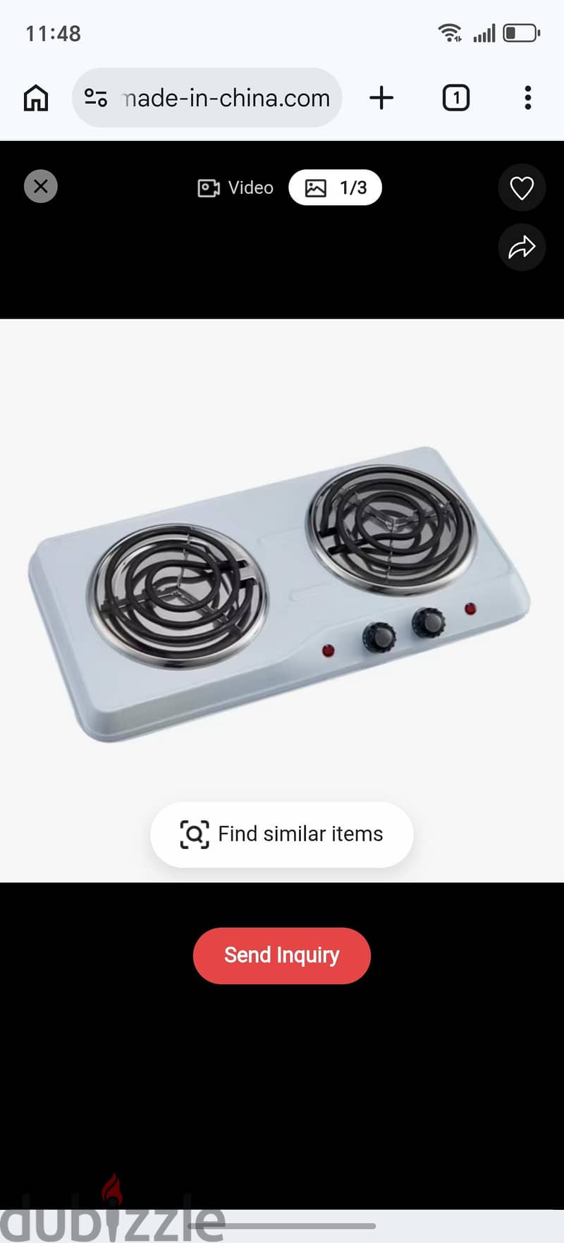 Double burner electric stove cail hot plate 1