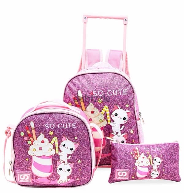 New School trolley bag set 4