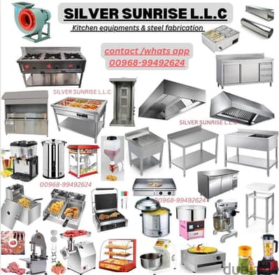 Steel fabrication and restaurant equipments