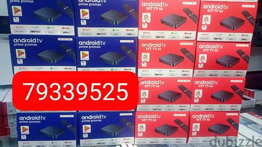 new WiFi android TV box all international live TV channel one year
