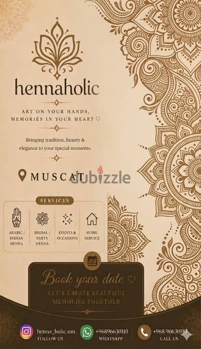 Henna Designer Available