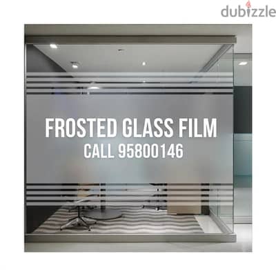 Window Glass Tinting film, Frosted film Privacy and Heat Resistance