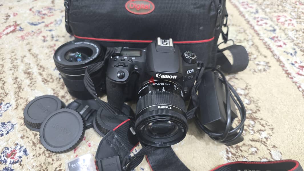 canon EOS ٧٧ D for 250 1