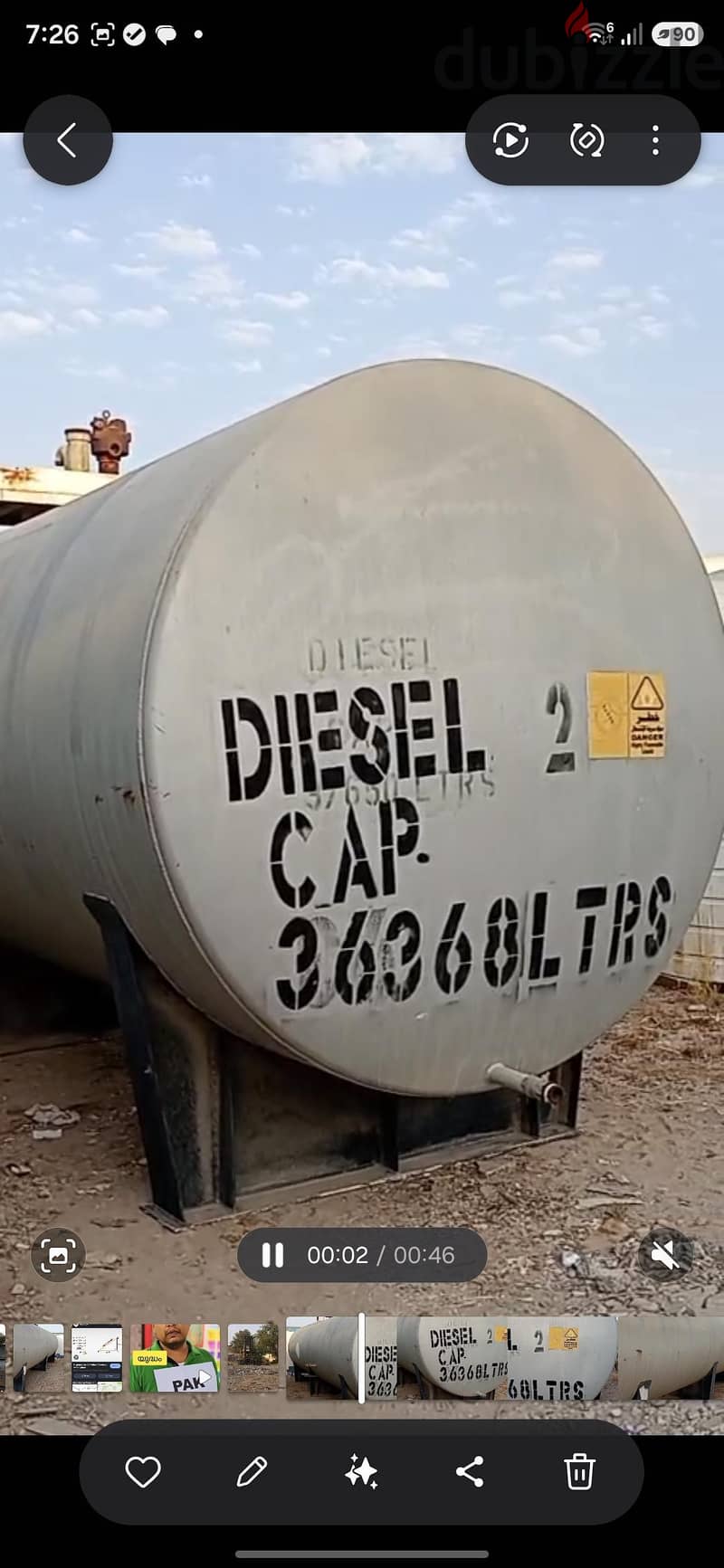 Used diesel tank for sale 2
