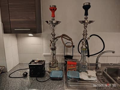 With electric burner OMR 20/=SHEESHA WITH ALL ACCESSORIES