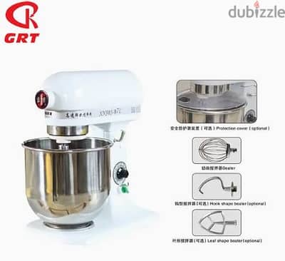 7 لتر عجانة كيك 3*1 يجي معاه 3 مضاربPlanetary Mixer 7 Liter