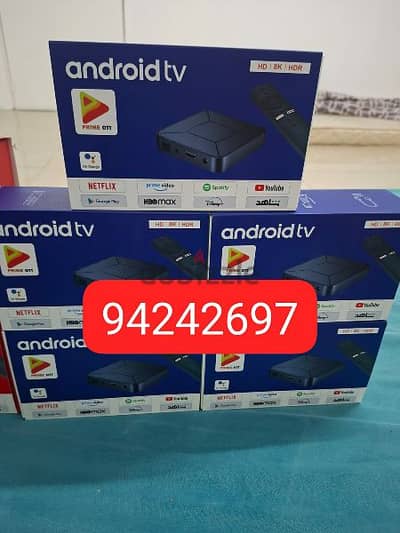 new WiFi android TV box all international live TV channel one year