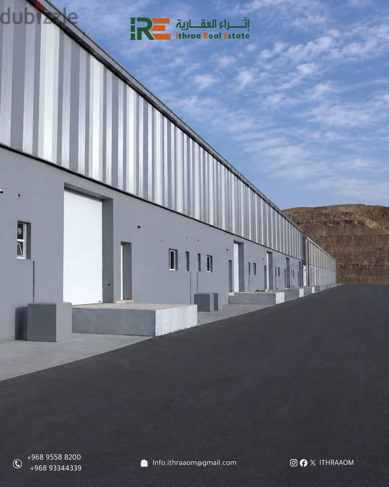 For Rent: New Warehouses for Rent in Rusayl 3