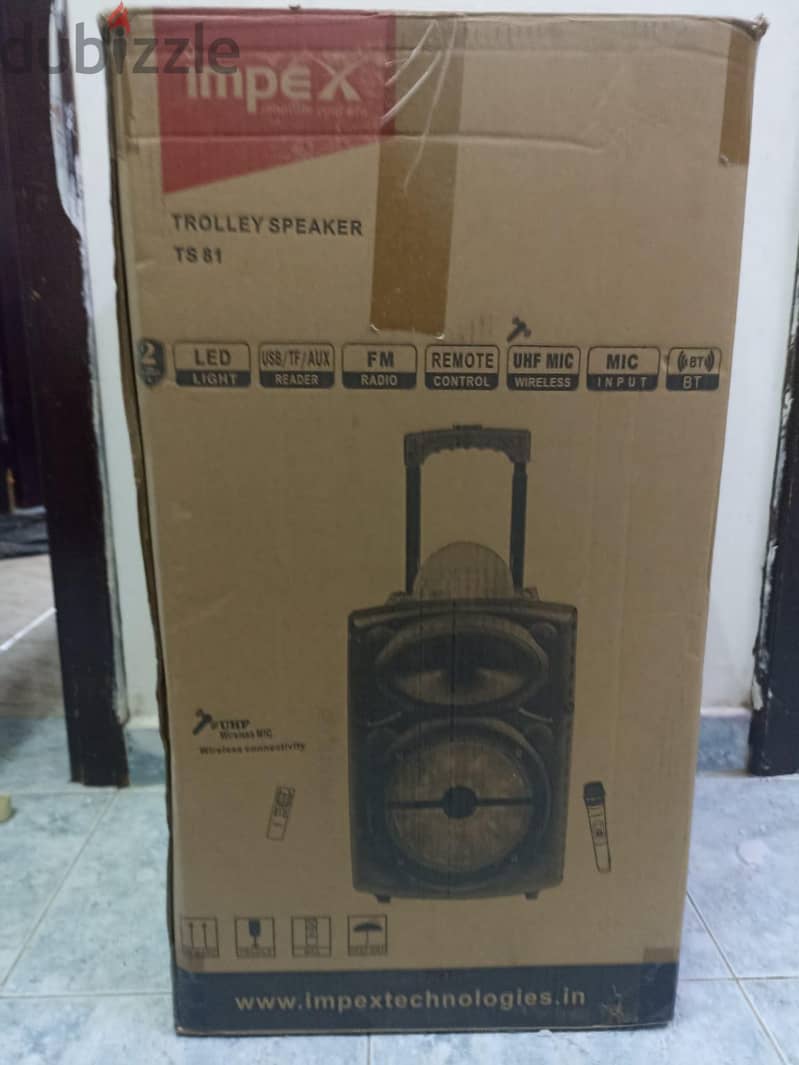 Impex  trolley speakers TS81 5