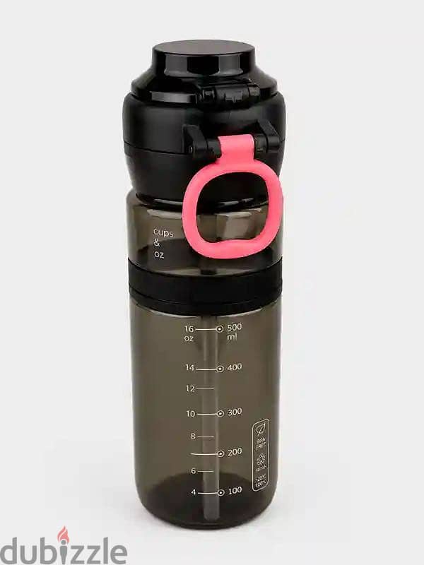 Stylish 800ml Acrylic Plastic Water Bottle for Hydration | 2