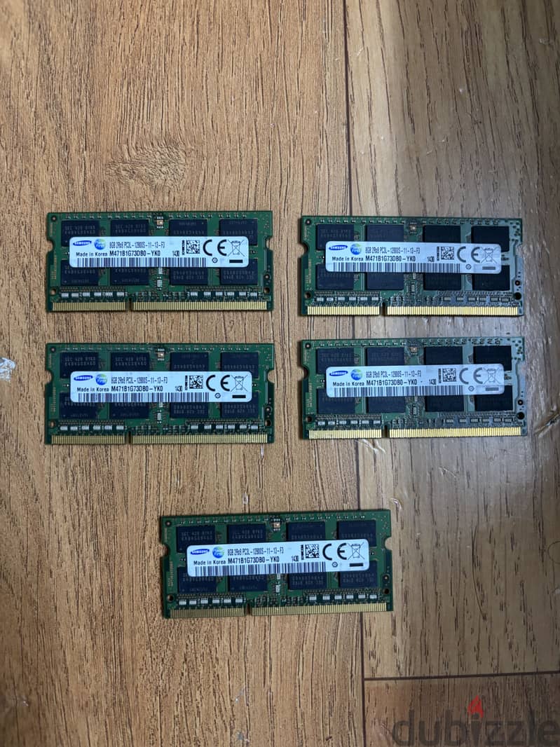 Brand Laptop Ram Ddr3 8gb RAM not used much removed from brand pc for 1