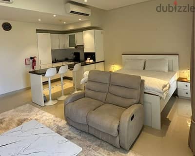 Fully Furnished Studio for Sale in Jebel Sifah with Golf View