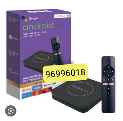 new WiFi android TV box all international live TV channel one year