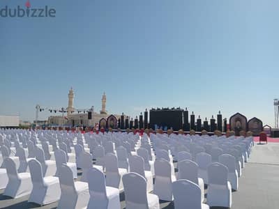 تأجير الكراسي والطاولات rental of chairs and tables