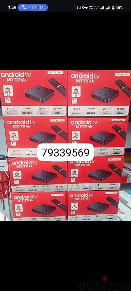 new WiFi android TV box all international live TV channel one year