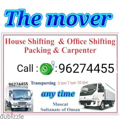 professional Movers packers House shifting Muscat sur ibra nizwa sohar