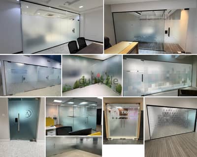 office signage, signboard, frosted sticker, project and safety signs,