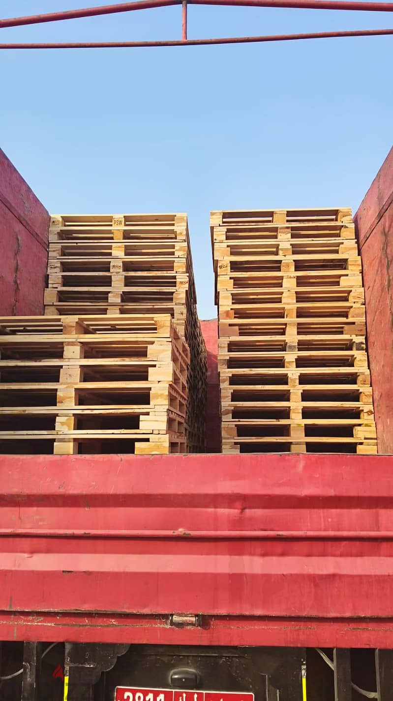 wood and plastic pallet available 2