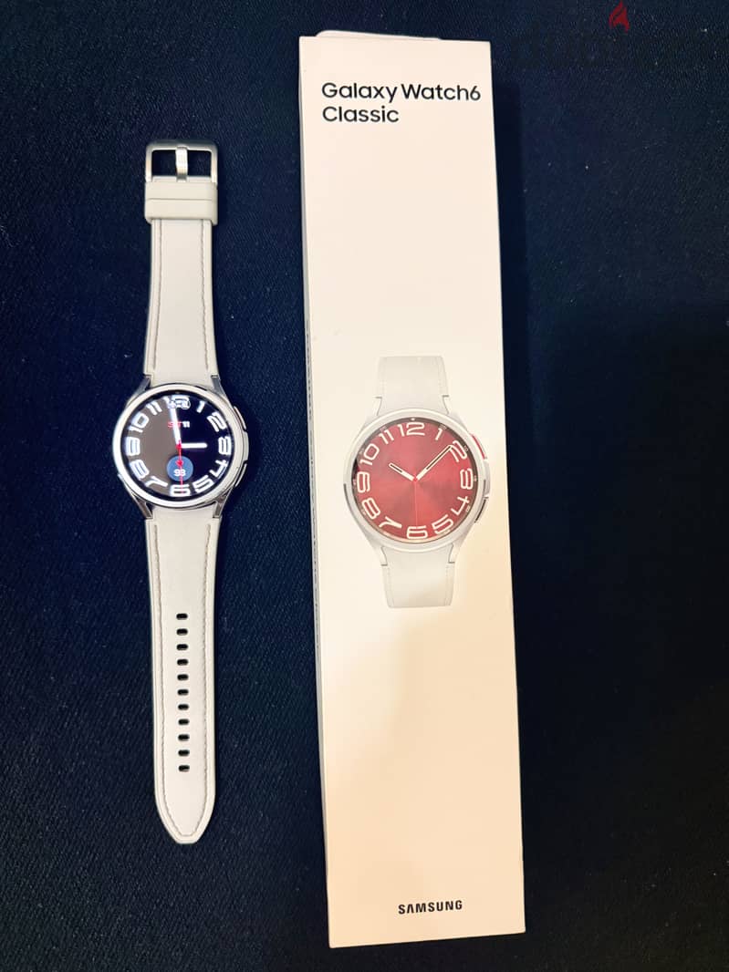 Samsung Watch 6classic -Mint condition, Exchange only with Apple watch 1