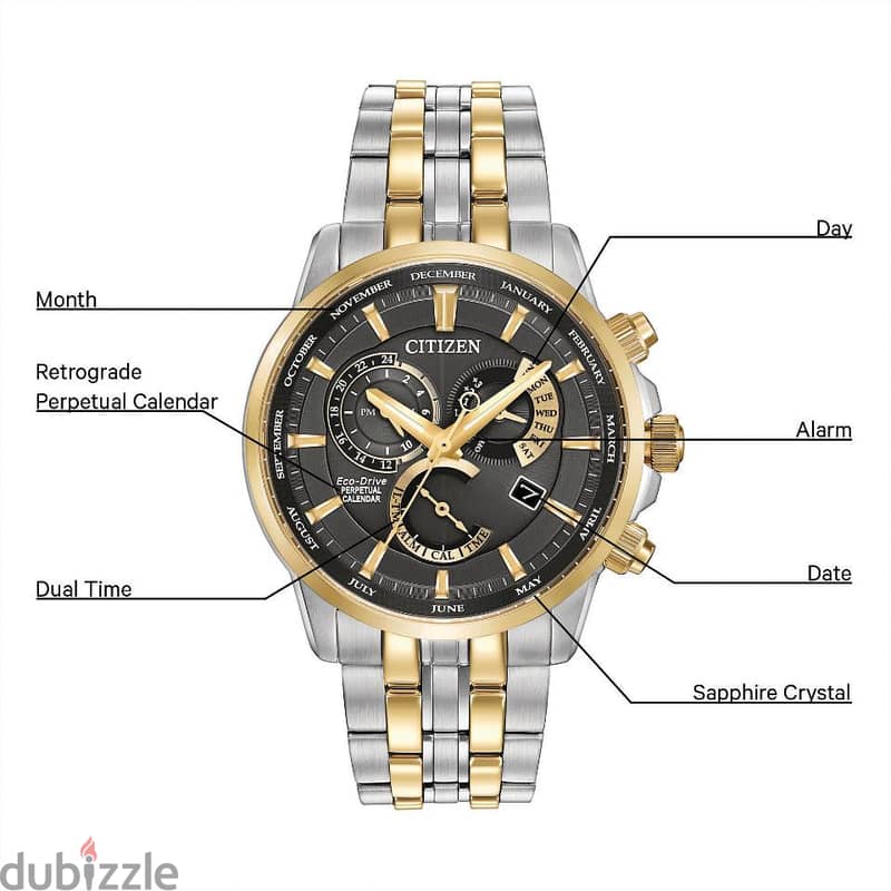 Citizen eco drive watch solar, like new, never battery required 1