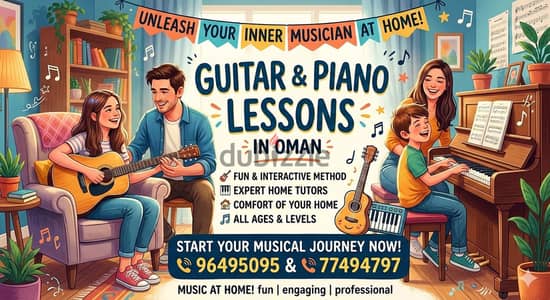 Guitar & piano private lessons
