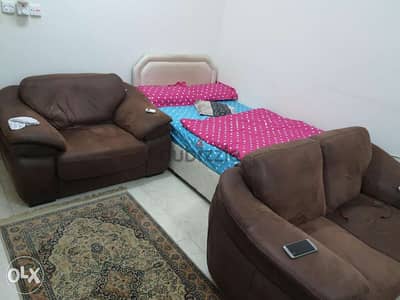 Room with attached bathroom  Furnished