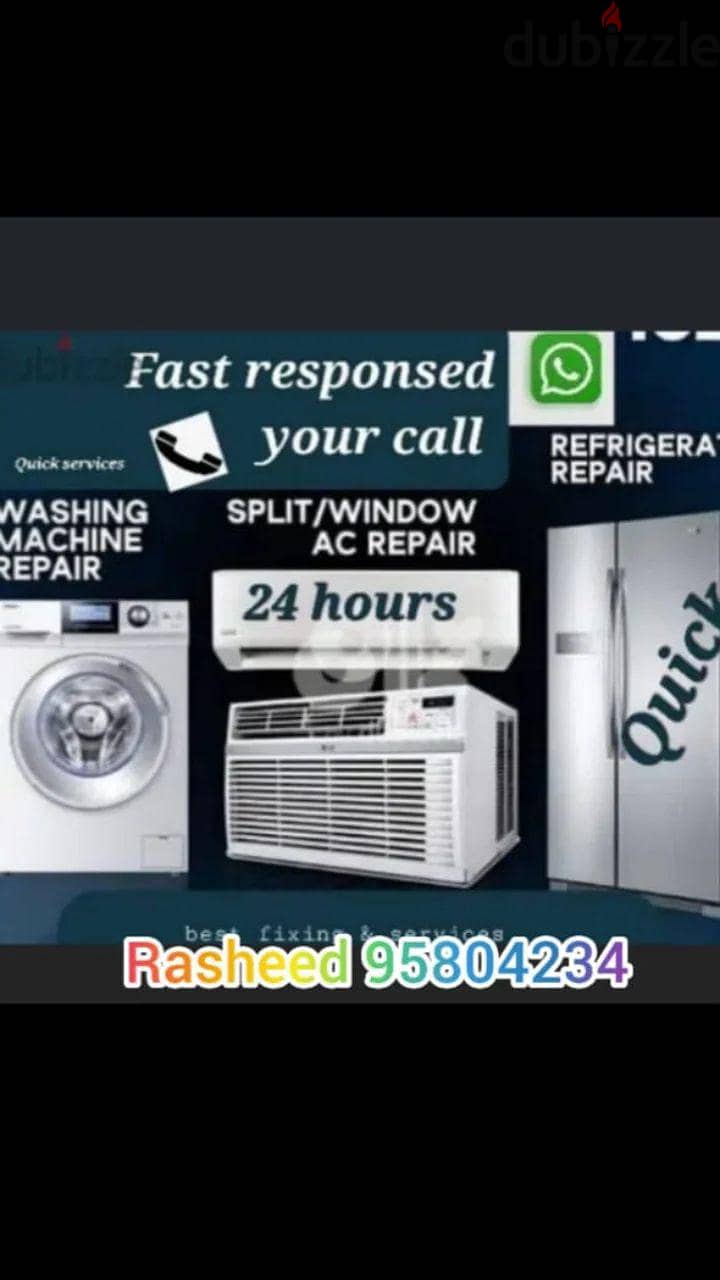 Ac. Washing machine farig cooking Range Ripering 3