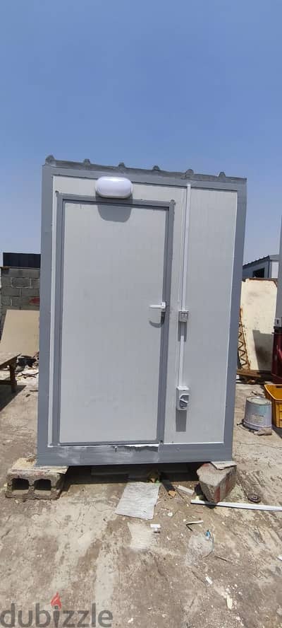 98164264 Single Washroom 2x1.5 meters, EWC, Shower, Wash Basin