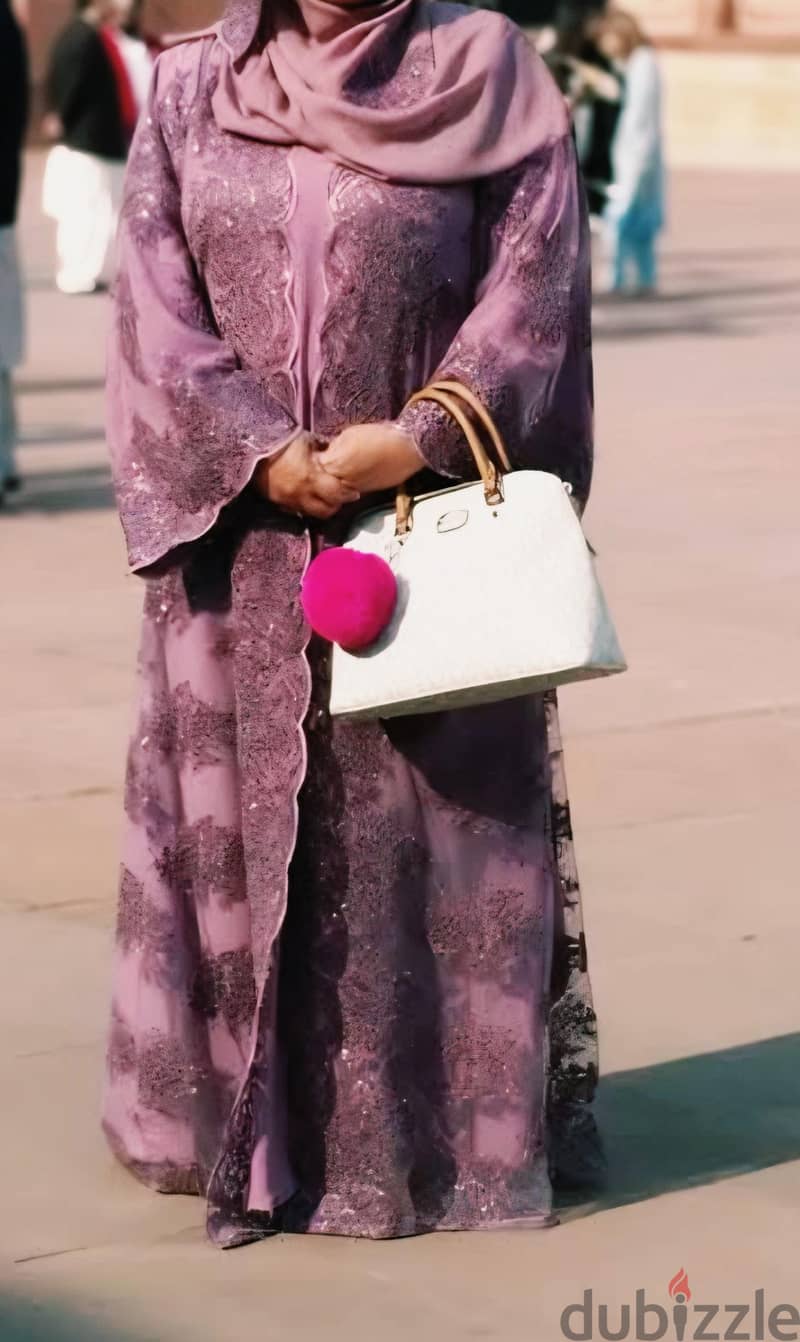 fancy net abaya 1