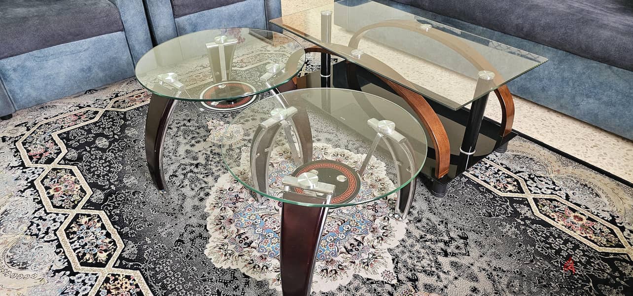 Center Table with side Table 1