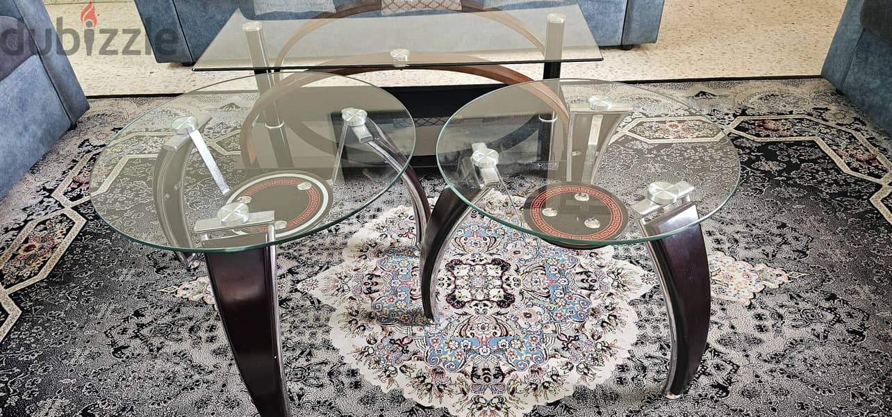 Center Table with side Table 2
