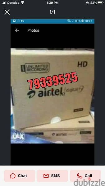 Airtel Full HDD set top box I have all language packag