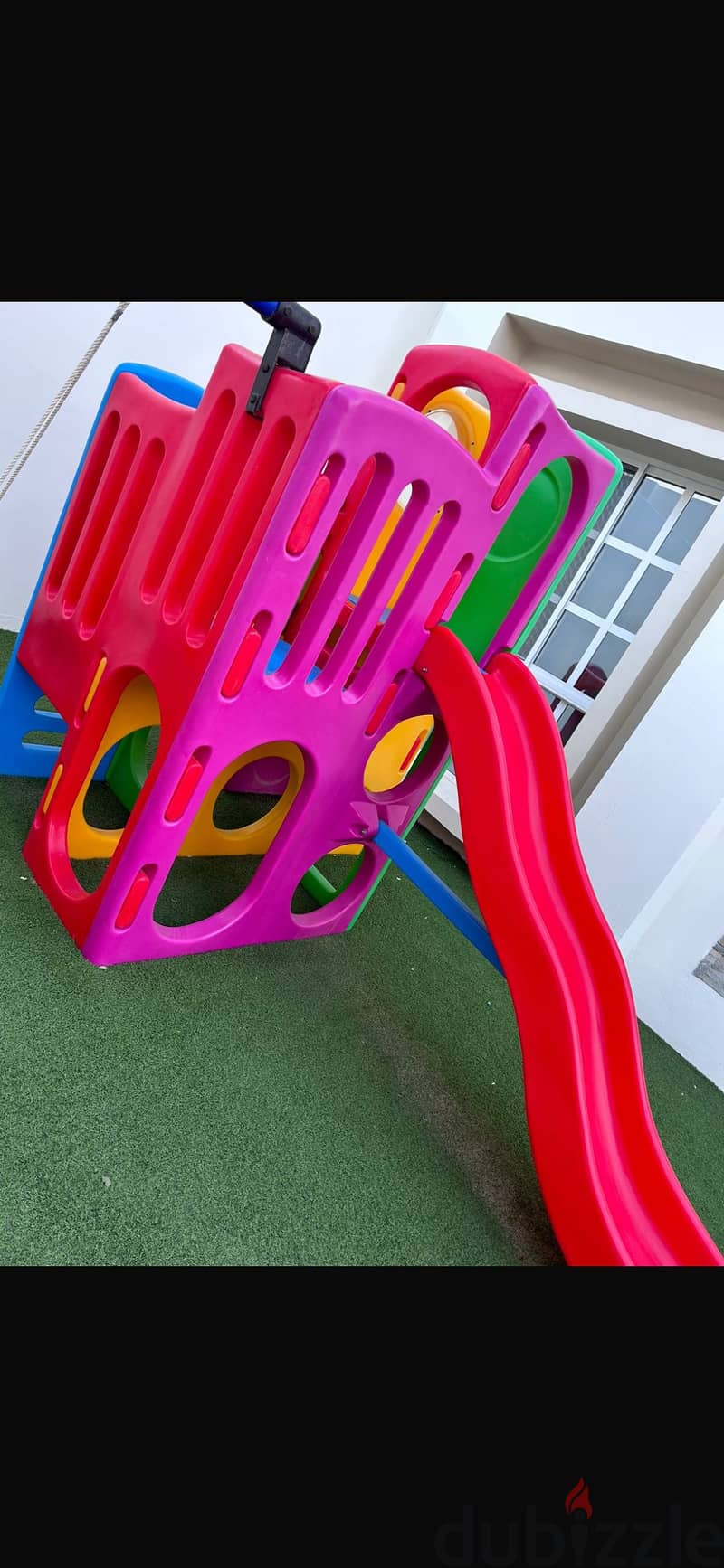 Outdoor swing and slide 3