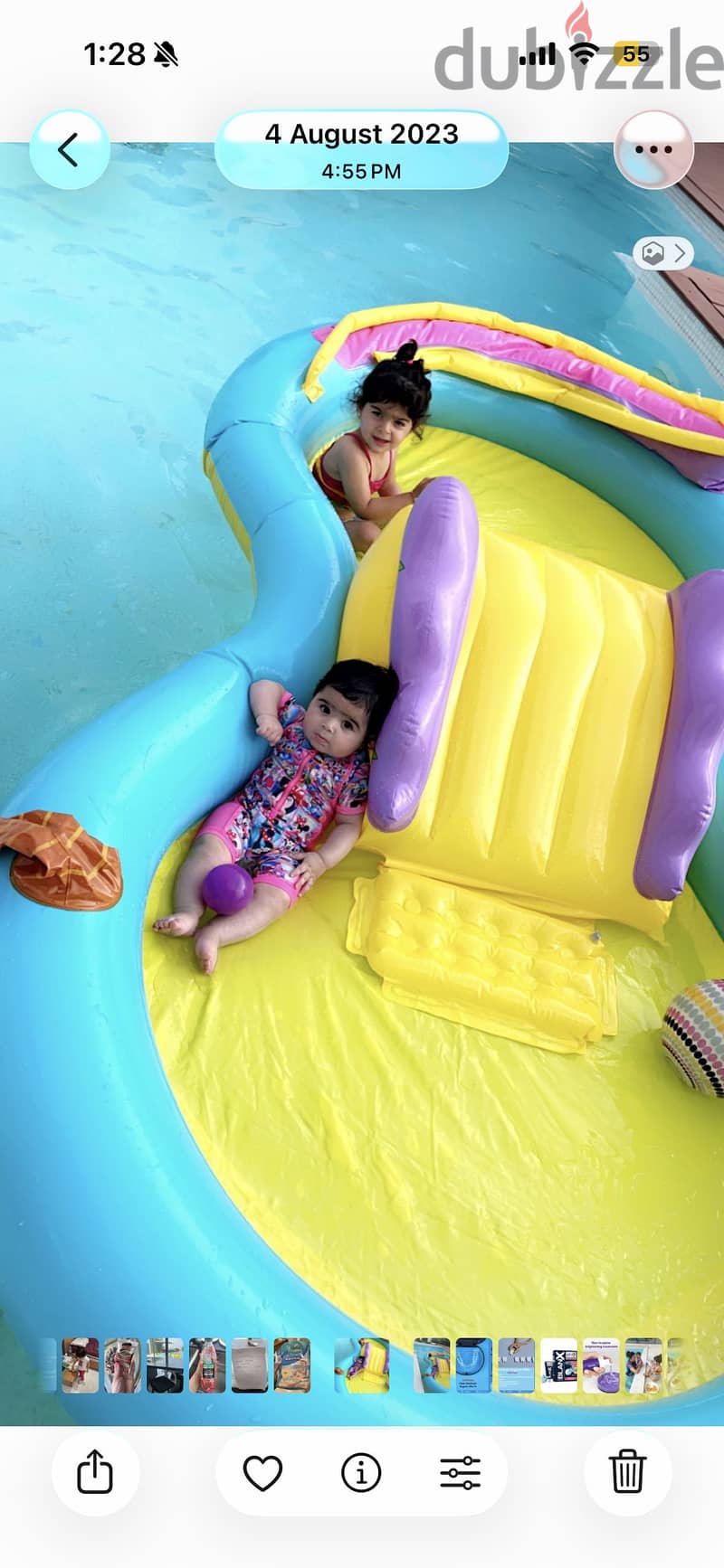 Outdoors inflatable kids water playarea 2