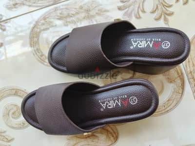 AMIRA Women's Wedge Sandals (New) | Never Used
