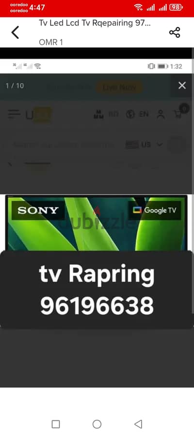 Tv led lcd smart tv