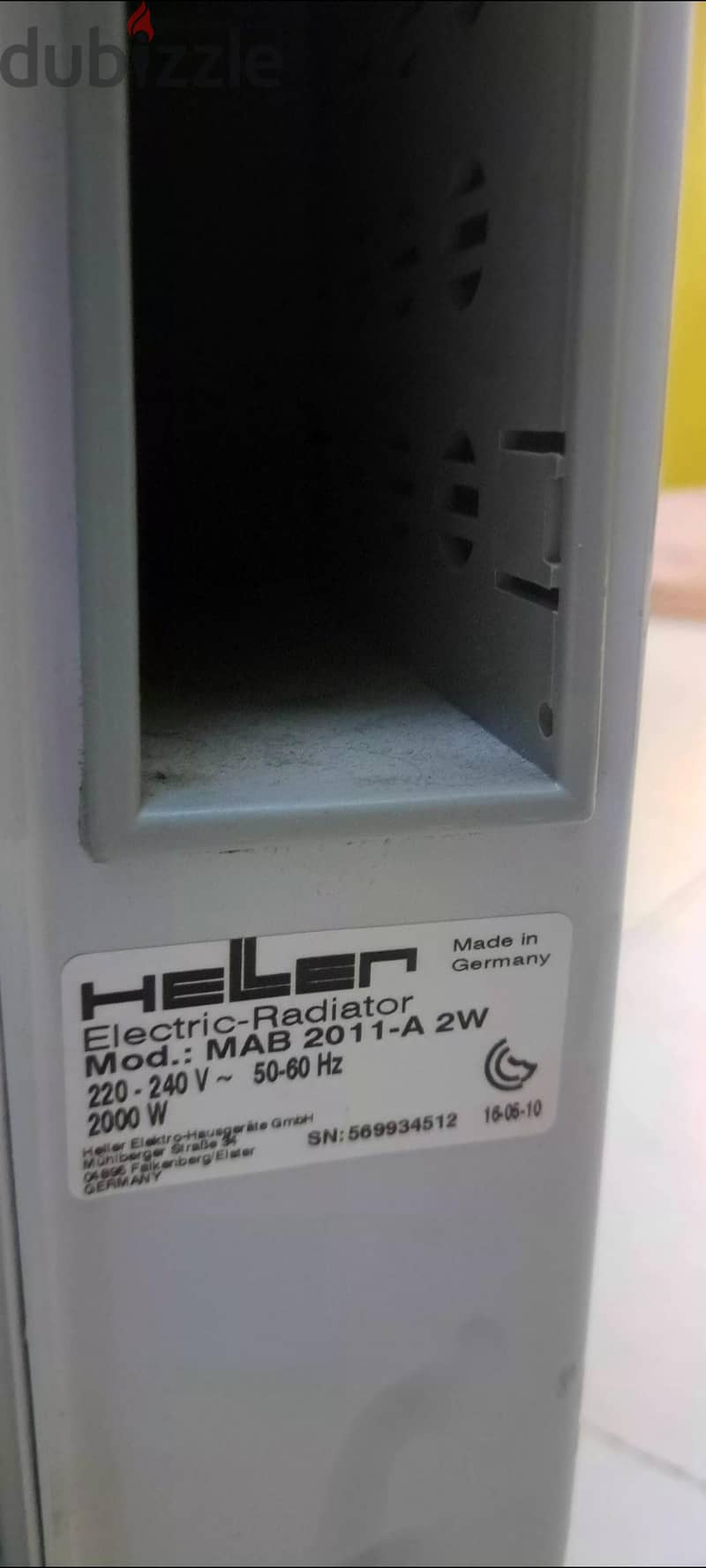Heller radiator oil  heater 3