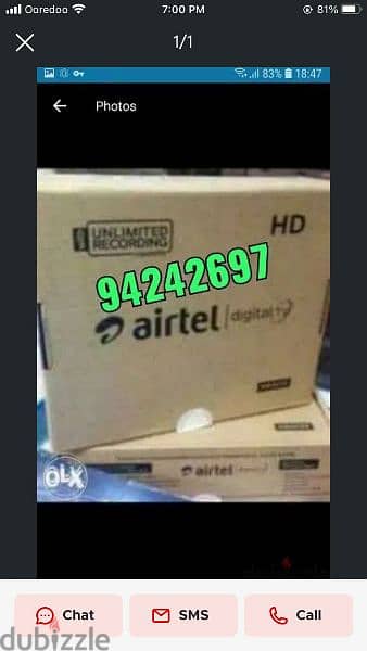 Airtel Full HDD set top box I have all language packag