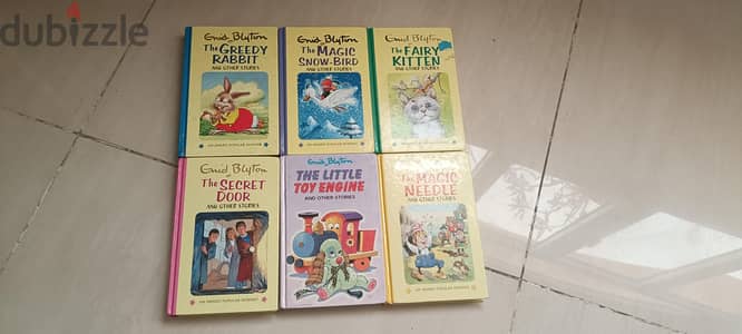 6 Story books.