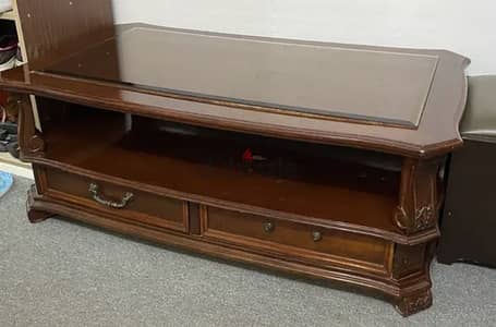 Wooden coffee table